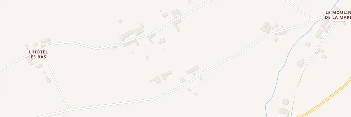 Plan du 107 L’Hotel Es Bas à Tribehou