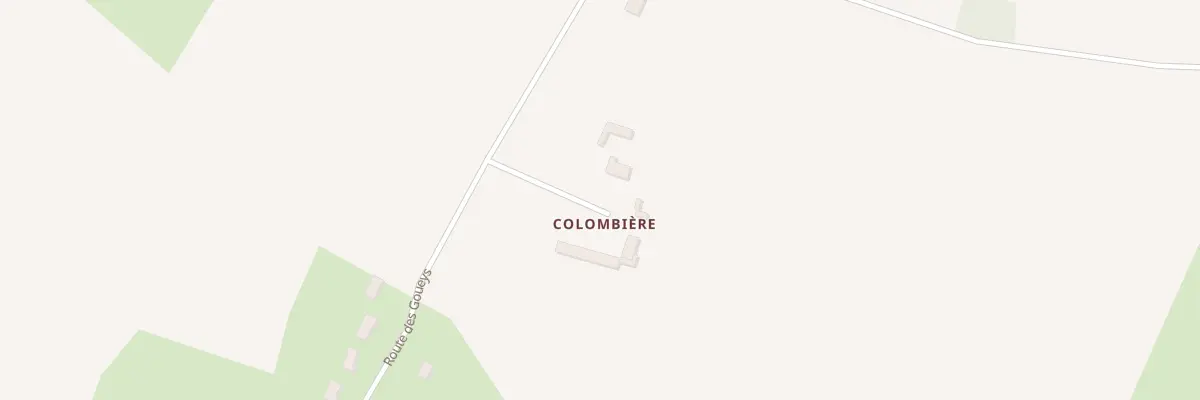 Plan du 2 Rte des Goueys à Hiesville