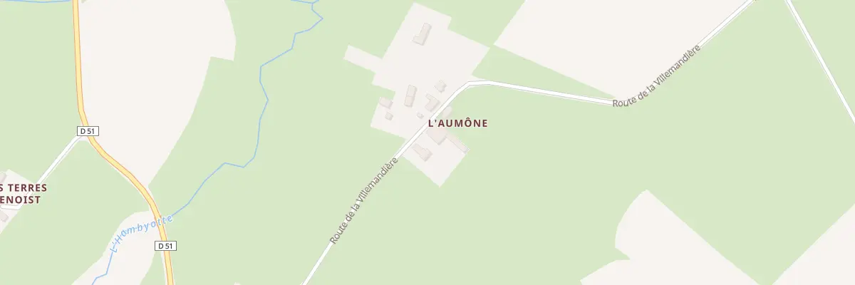 Plan du 4 Rte de la Villemandière à Hambye
