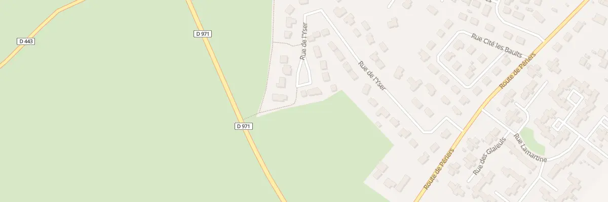 Plan du 43 Rue de l’Yser à Carentan-les-Marais