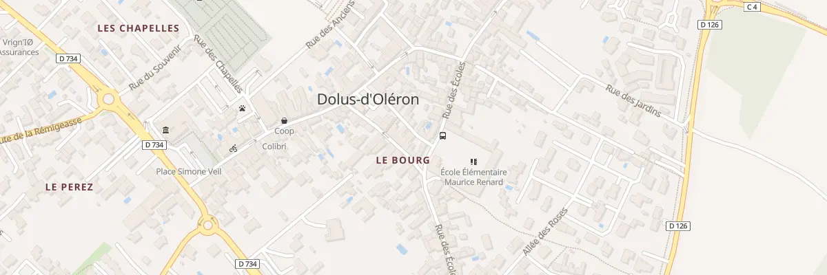 Plan du 4 Ven Salvador Allende à Dolus-d’Oléron