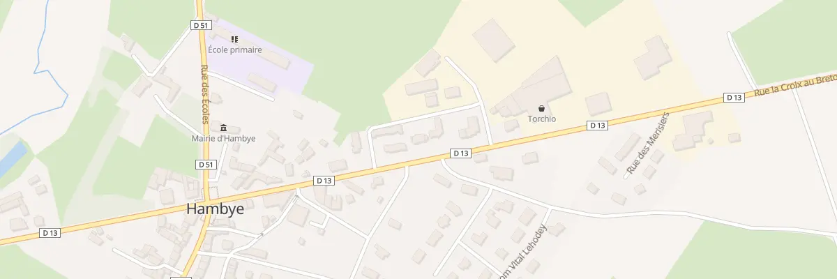 Plan du 41 Rue La Croix au Breton à Hambye
