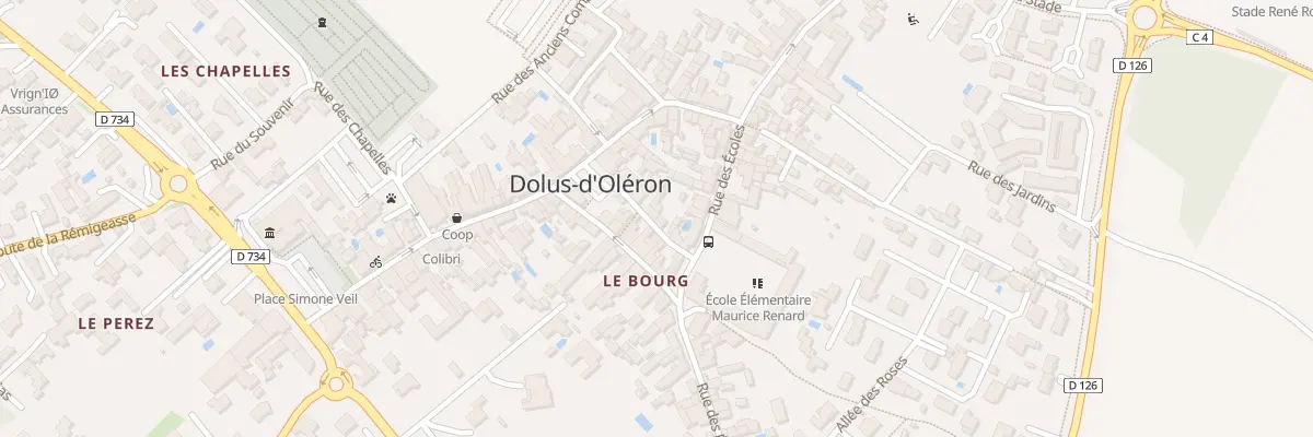 Plan du 5 Ven Salvador Allende à Dolus-d’Oléron