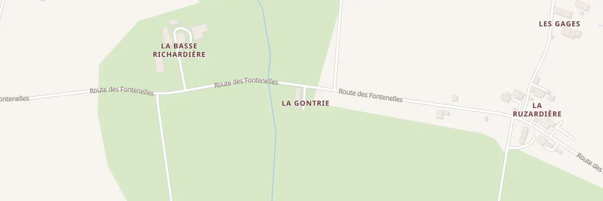Plan du 1 La Gontrie à Combourtillé