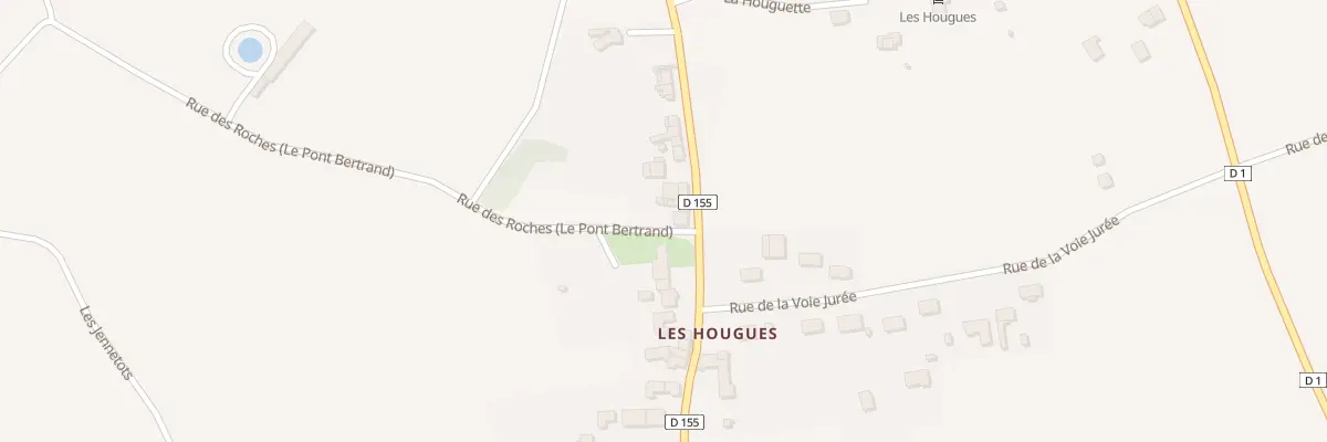 Plan du 84 Rue des Hougues à Montfarville
