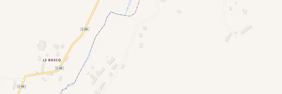 Plan du 4 Le Boscq à Carantilly