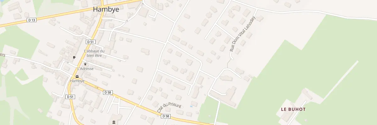 Plan du 15 Rue du Docteur Regnault à Hambye