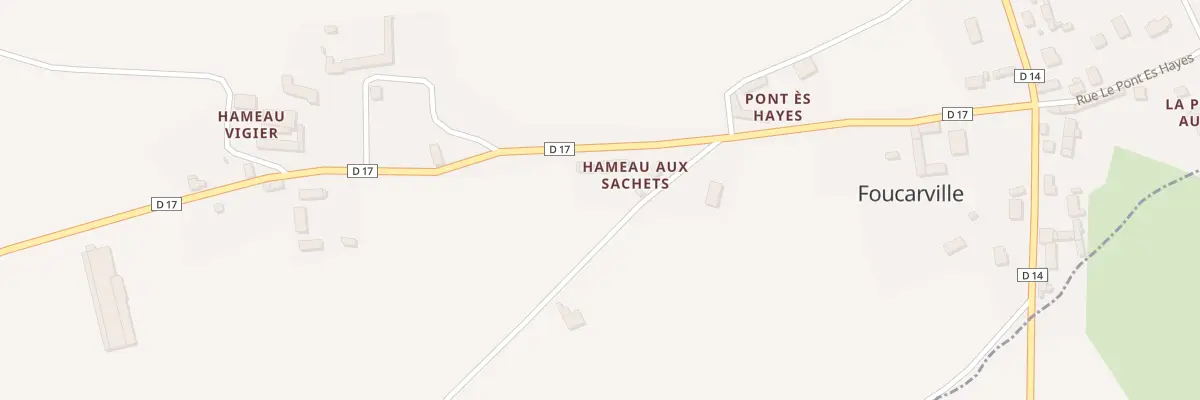 Plan du 5 Hameau Sachets -Foucarvill à Sainte-Mère-Église