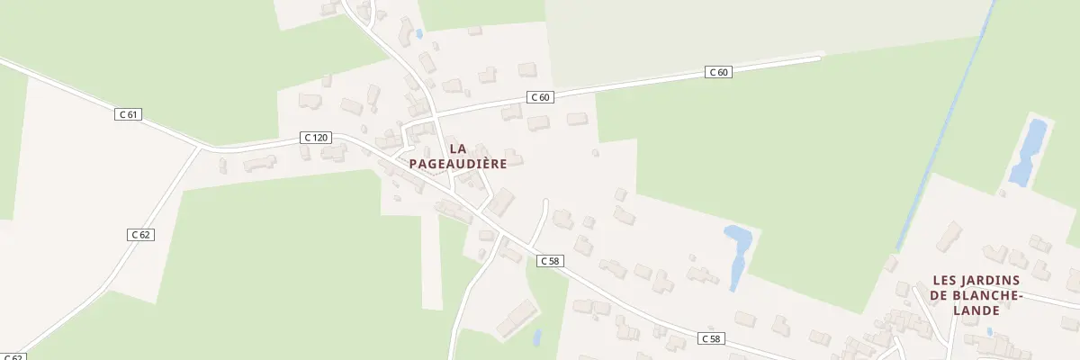 Plan du 560 La Pageaudière à Oudon