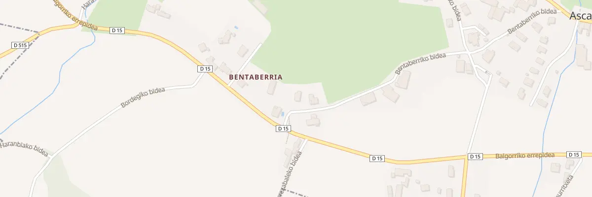 Plan du 530 Bentaberriko bidea à Ascarat