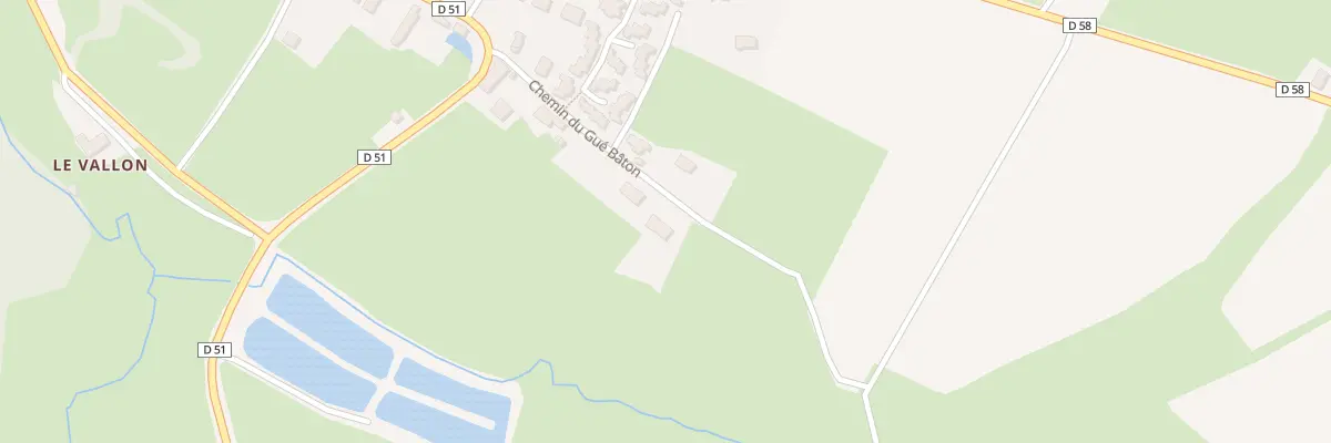 Plan du 12 Che du Gué Bâton à Hambye