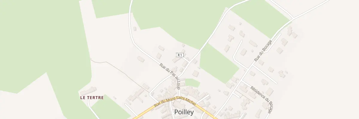 Plan du 3 Che du Château à Poilley