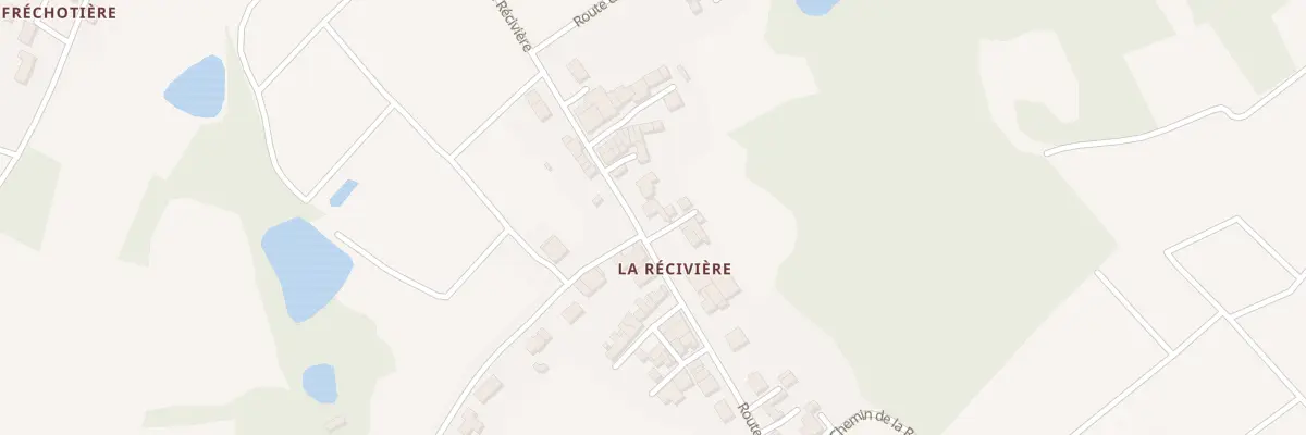 Plan du 13 La Haute Reciviere à Mouzillon