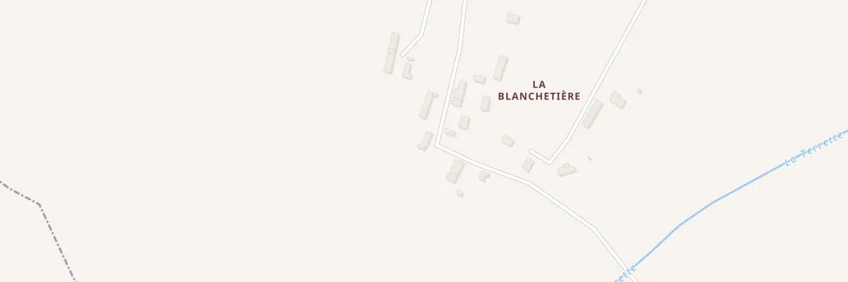 Plan du 12 La Blanchetiere à Carantilly