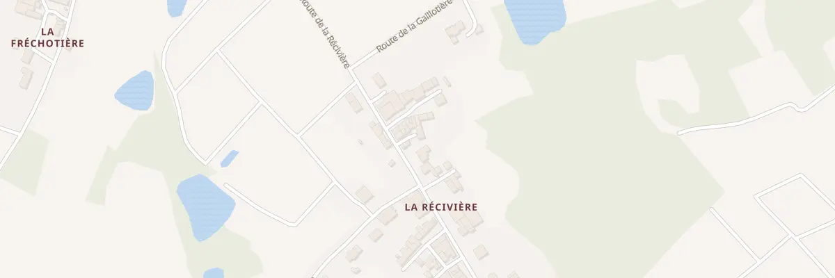 Plan du 5001 La Haute Reciviere à Mouzillon