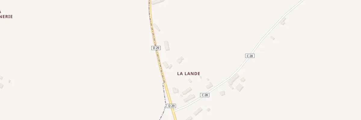 Plan du 7A La Lande à Saint-André-de-Bohon