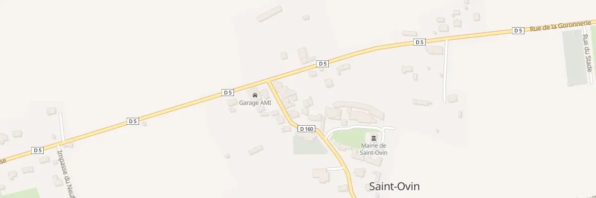 Plan du 11 Rue Alexis Lemetayer - St-Ovin à Saint-Ovin