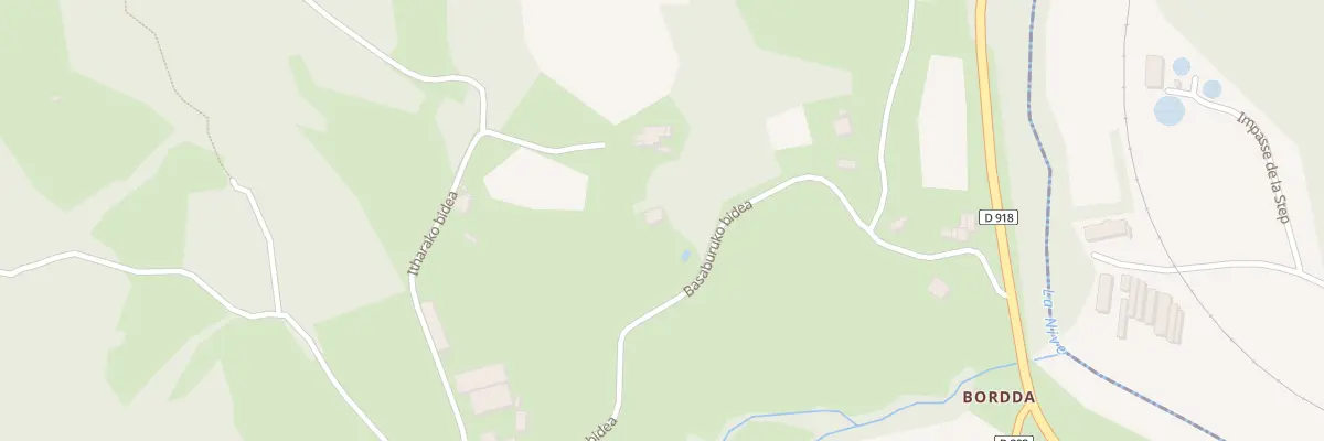 Plan du 1175 Basaburuko bidea à Ascarat