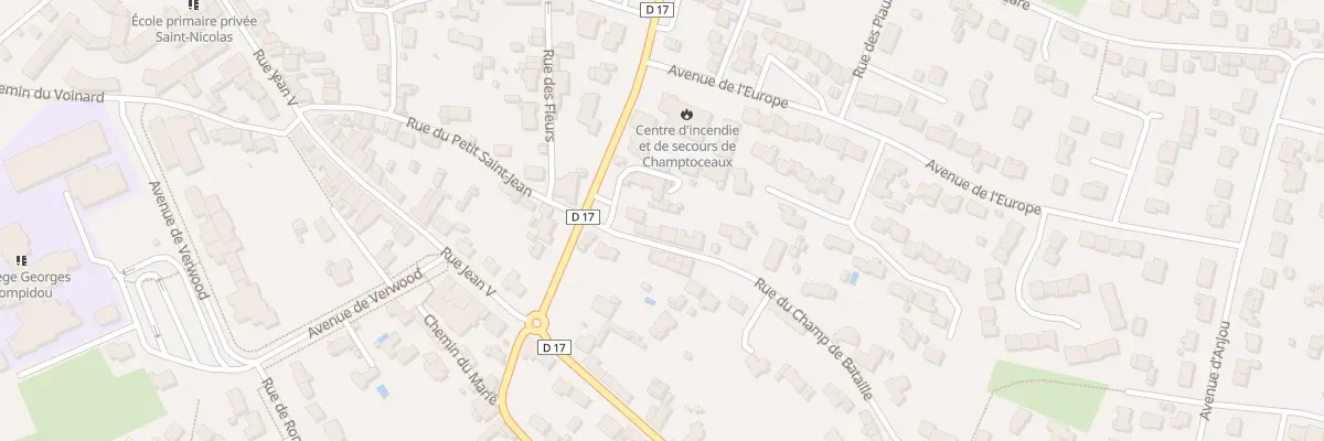 Plan du 9 Rue du Champ de Bataille à Orée d’Anjou