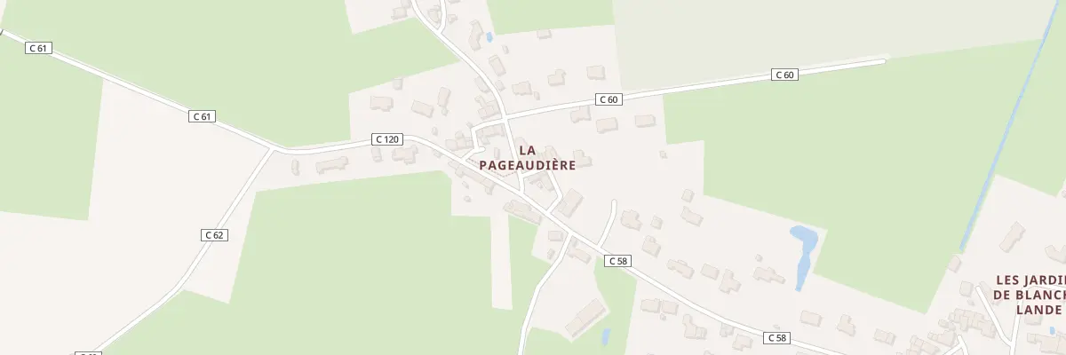 Plan du 650 La Pageaudière à Oudon