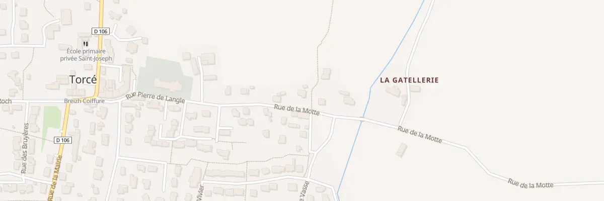 Plan du 11 Rue de la Motte à Torcé