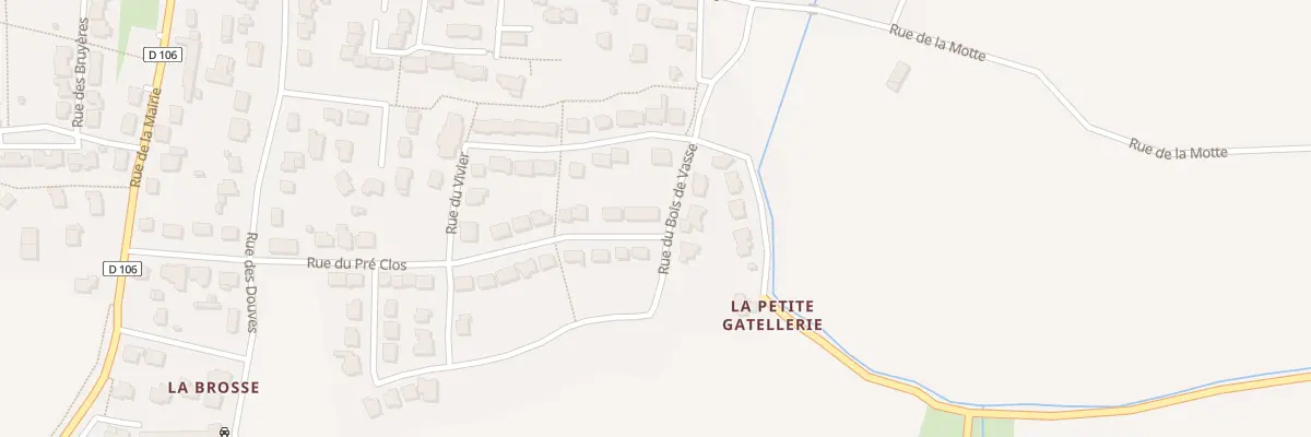 Plan du 2 Rue du Pre Clos à Torcé