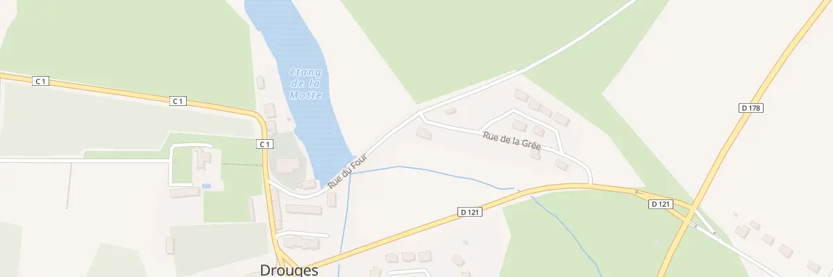 Plan du 19 Rue de la Grée à Drouges