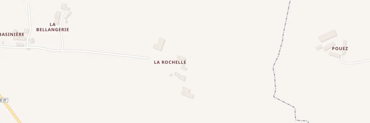 Plan du 1 La Rochette à Bais