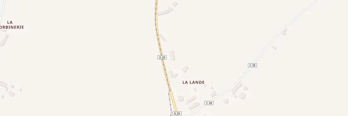 Plan du 7 La Lande à Saint-André-de-Bohon