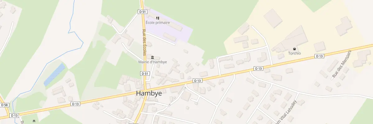 Plan du 19 Rue La Croix au Breton à Hambye