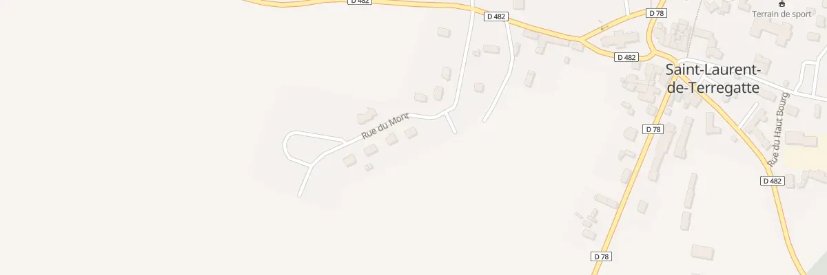 Plan du 1 Rue du Mont à Saint-Laurent-de-Terregatte