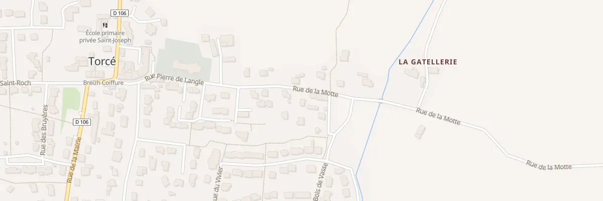 Plan du 22 Rue de la Motte à Torcé