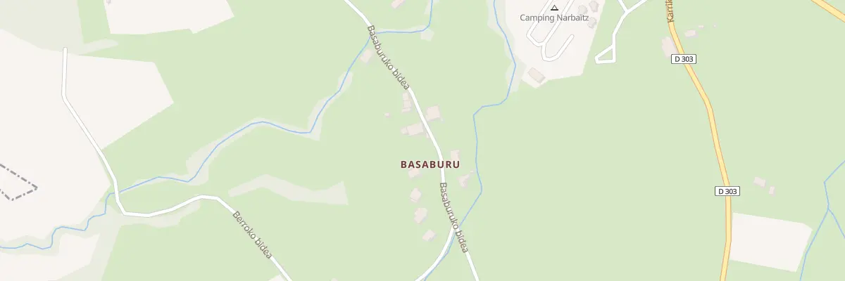 Plan du 605 Basaburuko bidea à Ascarat