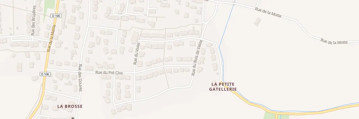 Plan du 6 Rue du Pre Clos à Torcé