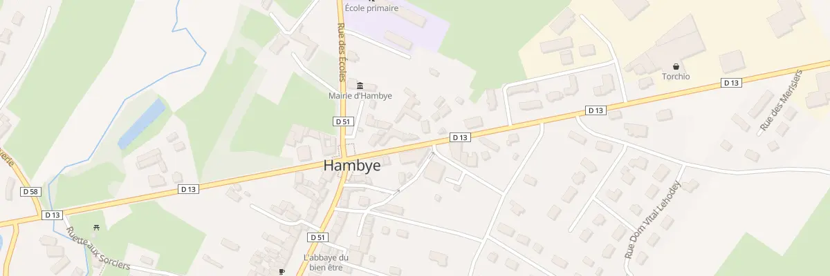 Plan du 15 Rue La Croix au Breton à Hambye