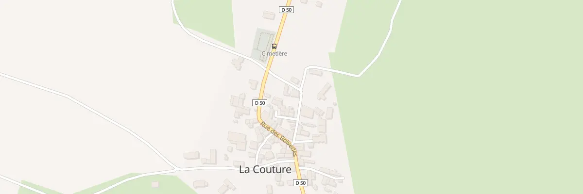 Plan du 3 Rue de la bergerie à La Couture