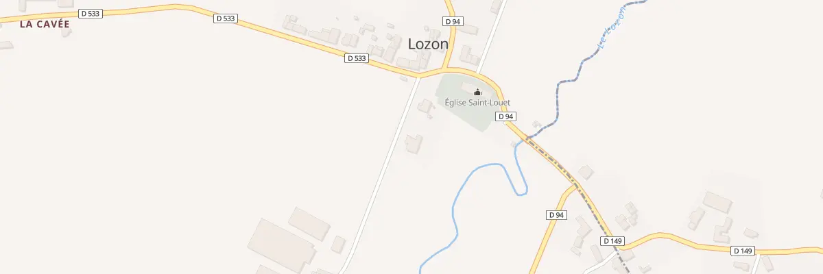 Plan du 3 Rue du Vieux Moulin - Lozon à Marigny-Le-Lozon