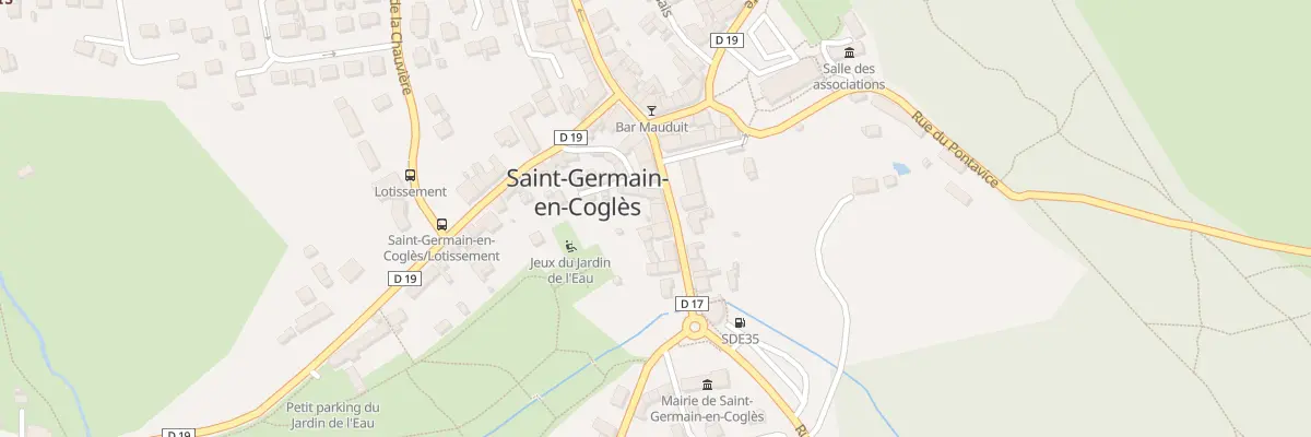 Plan du 7 Rue Principale à Saint-Germain-en-Coglès