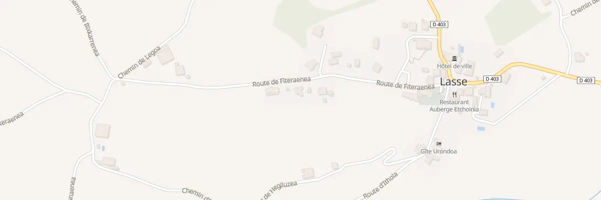 Plan du 249 Rte de Fiteraenea à Lasse