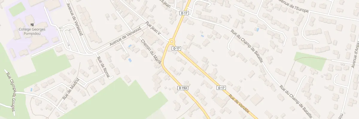 Plan du 4 Rue de Vendee (Champtoceaux) à Orée d’Anjou