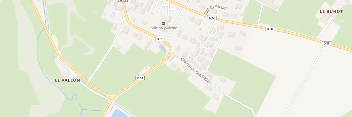 Plan du 2 Che du Gué Bâton à Hambye