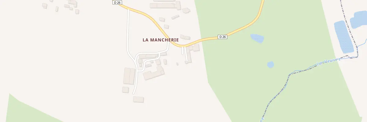 Plan du 3416 La Mancherie à Mecé