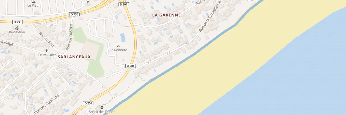 Plan du 128 Rue de la Surveillance à Rivedoux-Plage