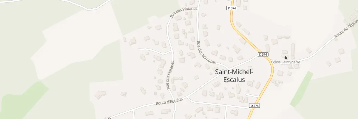 Plan du 12 Rue des Platanes à Saint-Michel-Escalus