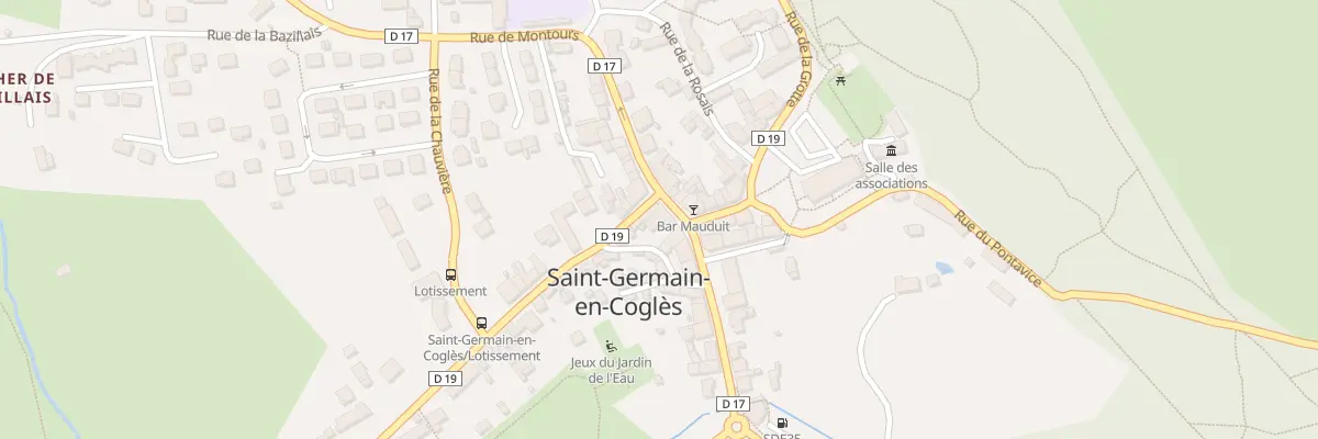 Plan du 23 Rue Principale à Saint-Germain-en-Coglès