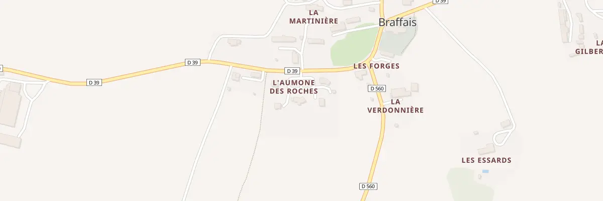 Plan du 8 L’Aumone des Roches Braffa au Parc