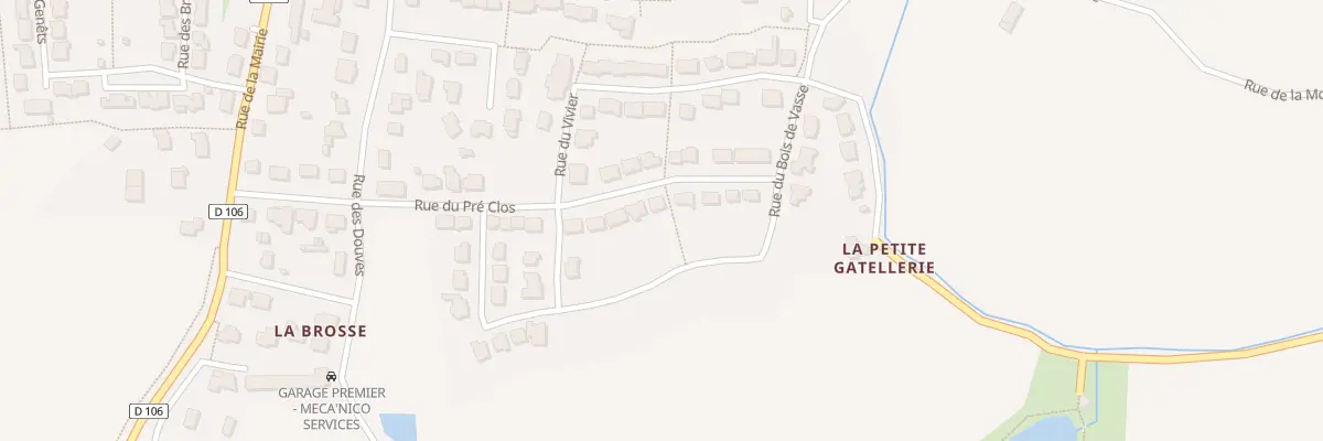 Plan du 9 Rue du Pre Clos à Torcé