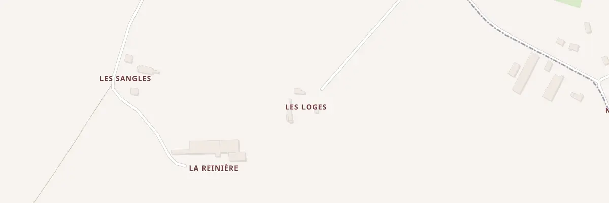 Plan du 921 Les Loges à Rannée