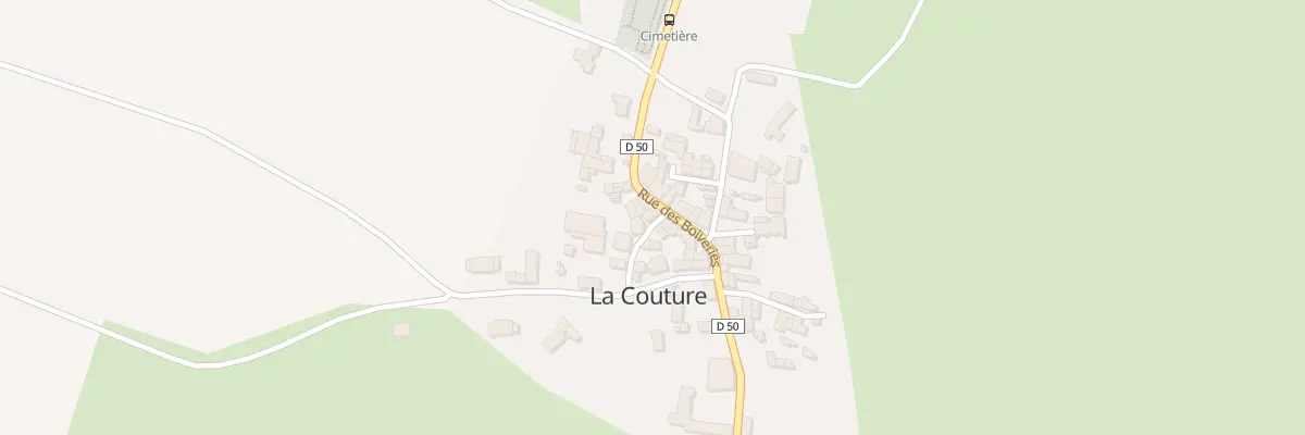 Plan du 2 Rue de la forge à La Couture