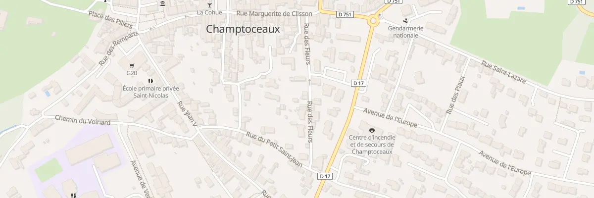 Plan du 6014 Rue des Fleurs (Champtoceaux) à Orée d’Anjou